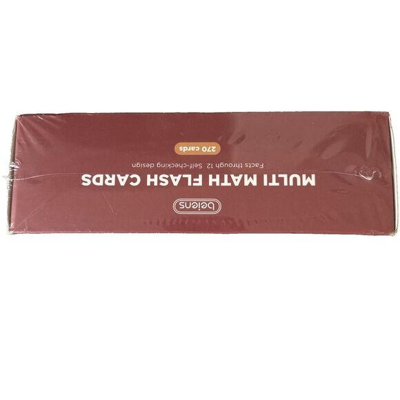 Multi Math 270 Flash Cards Addition, Subtraction, Multiplication, Division NEW - Picture 3 of 8